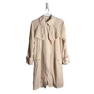 Aritzia Babaton Women's Lawson Light Pink Trench Coat
